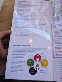 La Bibimerie à Paris menu