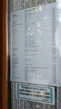 Menu / carte de Baita Genzianella - Gruppo MASCI Santorso à Santorso