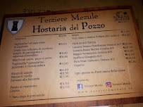 Carte du Osteria del Pozzo Terziere Mezule Narni à Narni