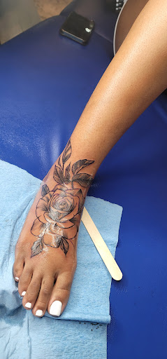 Explore women half sleeve tattoo ideas, creative tattoo ideas in Jacksonville, available at Renegade Art Studio LLC