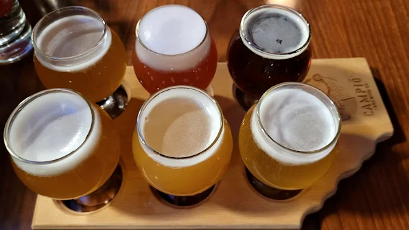 Craft beer at a brewery in Edmonton Alberta