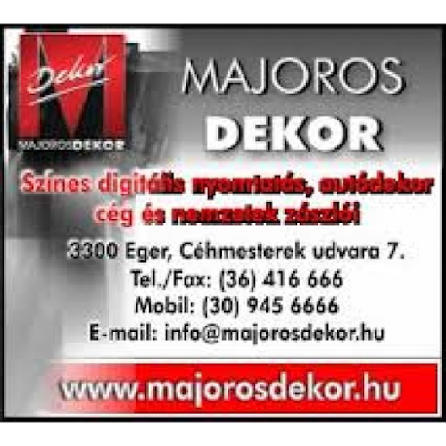 Majoros Dekor - Bt. - Nyomda