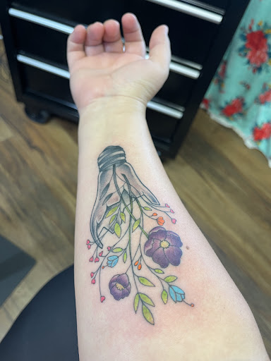 Explore sacred geometry tattoo ideas, creative tattoo ideas in Leavenworth, available at Bearded Lady Tattoo and Piercing Studio