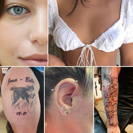 Explore father tattoo ideas for son, creative tattoo ideas in Elko, available at Tom Custom Tattoos and Body Piercing Studio