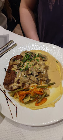 Sauce aux champignons du Restaurant français Restaurant s'Bronne Stuebel à Bernolsheim - n°4