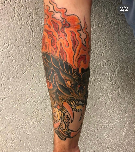 Explore tattoo ideen, creative tattoo ideas in Goose Creek, available at Red Kirin Tattoo