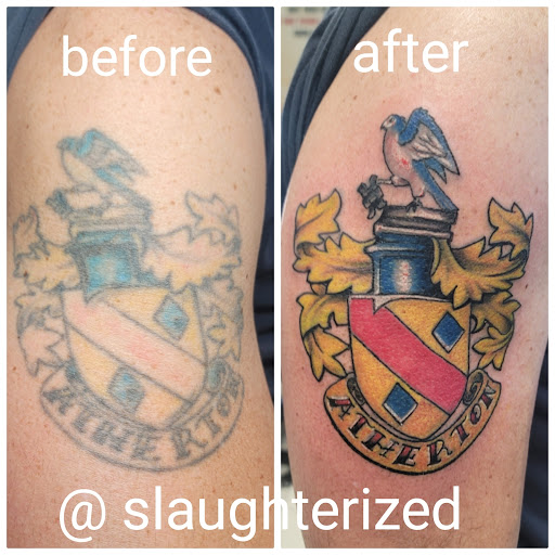 Explore gambling tattoo ideas, creative tattoo ideas in Ocoee, available at Slaughterized Ink Tattoo and Piercing Studio