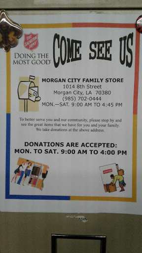 Thrift Store «Salvation Army Thrift Store», reviews and photos, 1014 8th St, Morgan City, LA 70380, USA