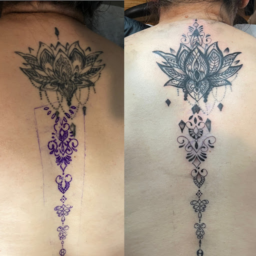 Explore family forearm tattoo ideas, creative tattoo ideas in Chicago, available at Keepsakes Tattoo Studio LLC