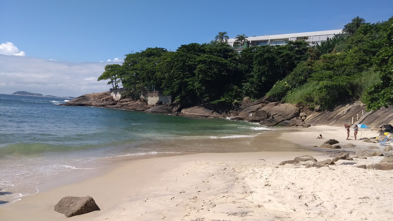 Praia do Vidigal'in fotoğrafı geniş ile birlikte