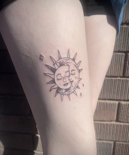 Explore jawline tattoo ideas, creative tattoo ideas in Peoria, available at Modern Ink Tattoo