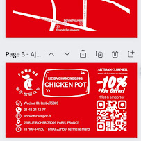 李子坝梁山鸡LiZiBa ChongQing Chicken Pot à Paris menu