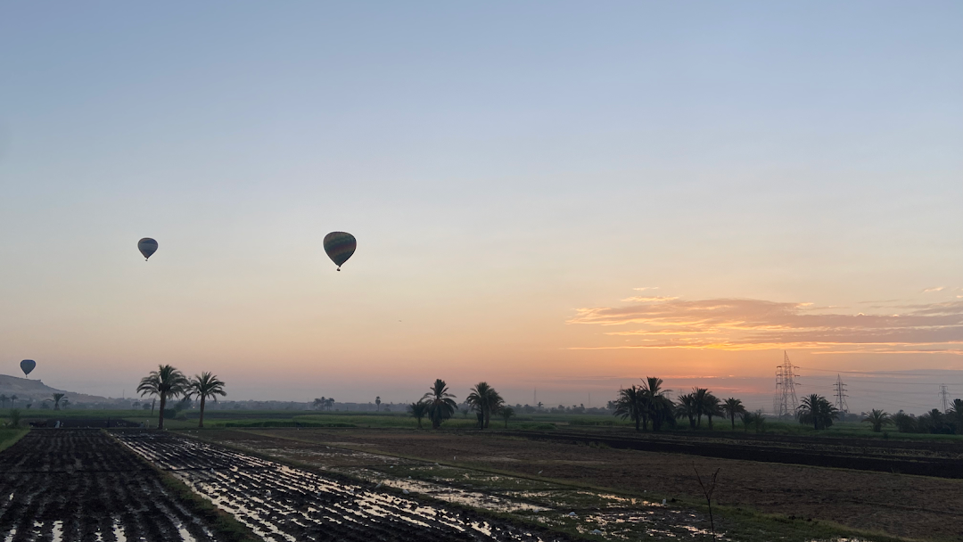 Hot air balloon Luxor Take Off Site