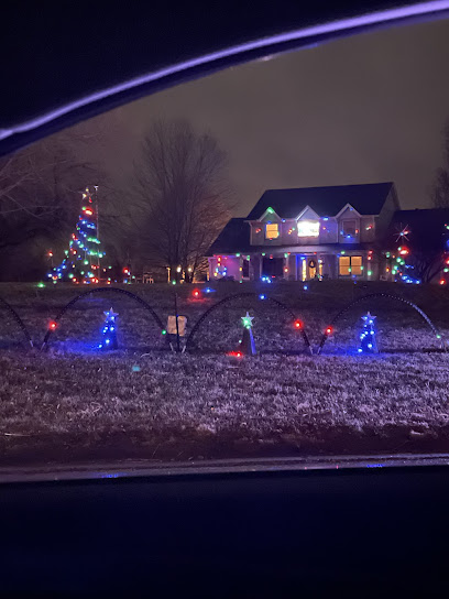 White Family Christmas Light Show