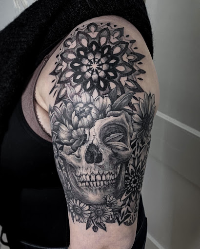 Explore crip tattoo ideas, creative tattoo ideas in Bellefonte, available at Juniper Studio