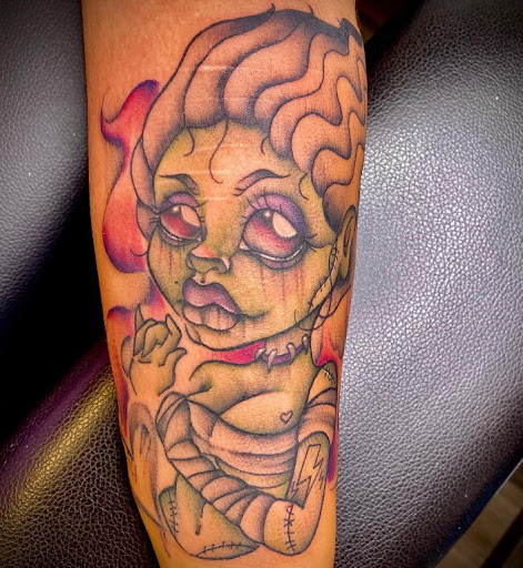 Explore japanese forearm tattoo ideas, creative tattoo ideas in San Antonio, available at Firme Copias Tattoo Studio