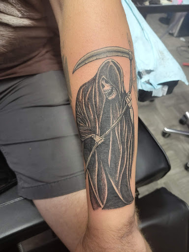 Explore tattoo ideas for men chest, creative tattoo ideas in Spokane, available at Sweet Inks & Cool Peeps