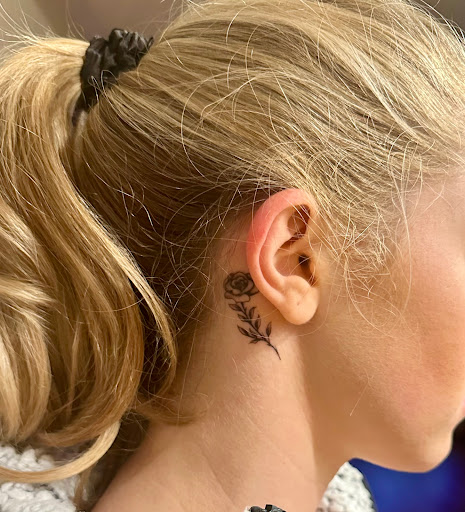 Explore neck tattoo idea, creative tattoo ideas in Whiteville, available at Coup de Gras 2.0 Tattoo and Body Piercing