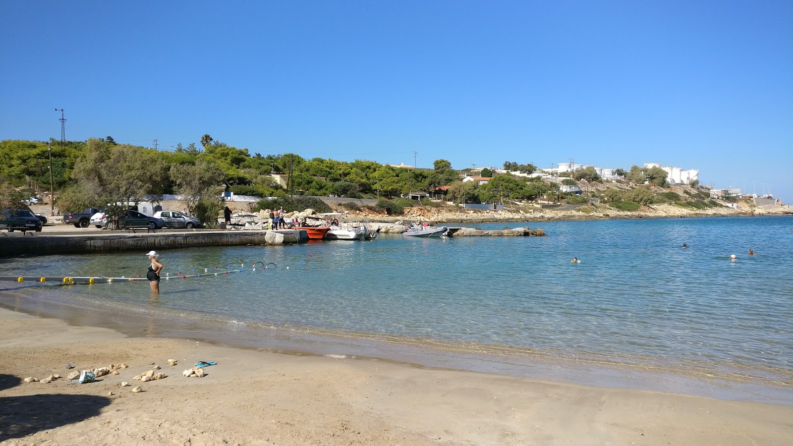 Photo of Agios Onoufrios with turquoise pure water surface