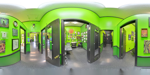 Explore female supernatural tattoo ideas, creative tattoo ideas in Newark, available at Dark Woods Tattoo Studio