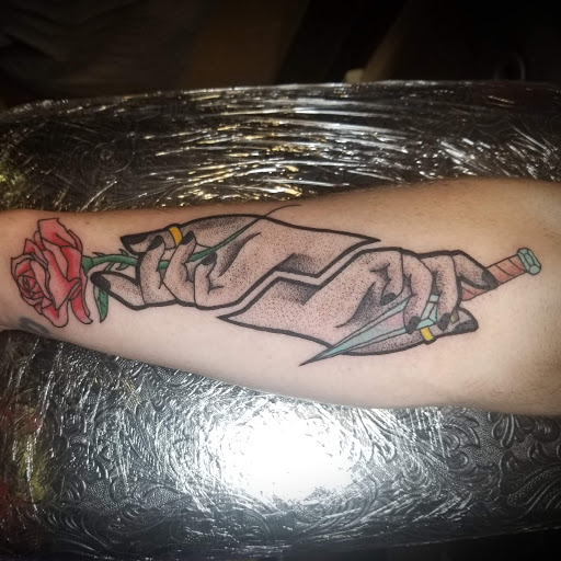 Explore snowboarding tattoo ideas, creative tattoo ideas in Easley, available at Peach Pit Tattoo