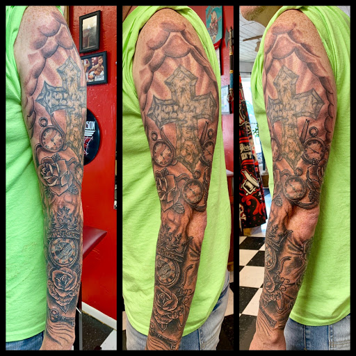 Explore grandkids tattoos ideas, creative tattoo ideas in Louisville, available at Wizink Tattoos