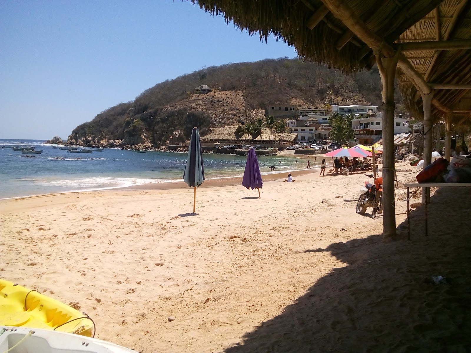 Foto af Tehuamixtle beach faciliteter område