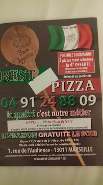 Menu / carte de Best Pizza à Marseille