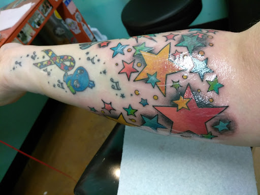 Explore oriental tattoo ideas, creative tattoo ideas in Round Rock, available at Golden Goat Tattoo Company