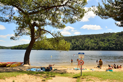 Plage de Beau Rivage à Caurel