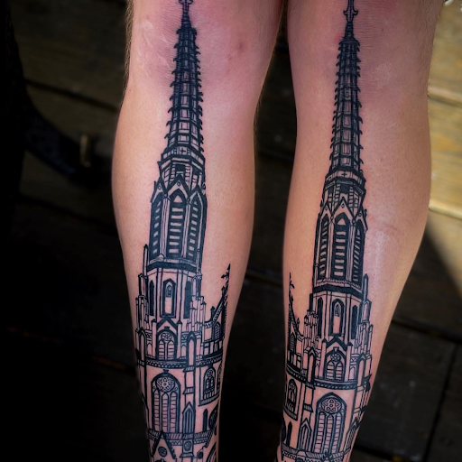 Explore cool ideas for sleeve tattoos, creative tattoo ideas in Buffalo, available at True Gloom Tattoo Studio