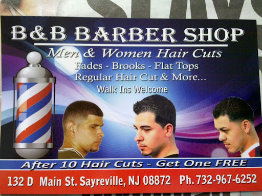 Barber Shop «B & B Barber Shop», reviews and photos, 132 Main St, Sayreville, NJ 08872, USA
