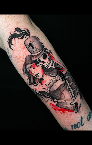 Explore bass tattoos ideas, creative tattoo ideas in Rome, available at Artistic Edge Tattoo
