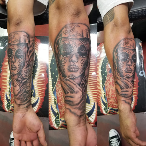 Explore music lover tattoo ideas, creative tattoo ideas in Tucson, available at Jesses Tattoos & Tattoo Supplies