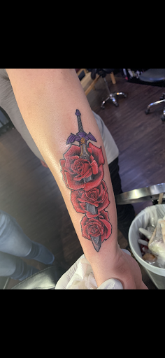 Explore mens calf tattoo ideas, creative tattoo ideas in Sioux Falls, available at Permanent Addictions