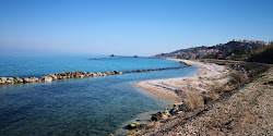 Foto von Spiaggia di Punta Acquabella mit gerader strand