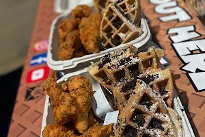 Chicken and waffles on wheels image