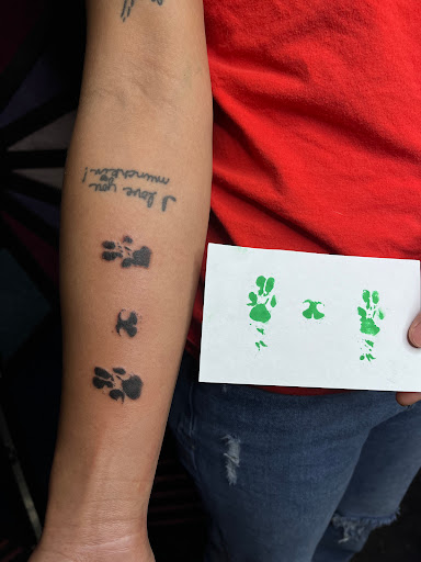 Explore writing ideas for tattoos, creative tattoo ideas in Savannah, available at Tramp Art Studios