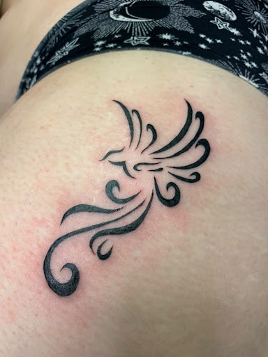 Explore male inner bicep tattoo ideas, creative tattoo ideas in Schaumburg, available at Atmosphere Tattoo Gallery - Schaumburg