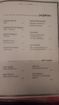 Matsumi à Hamburg menu