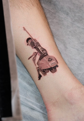 Explore butterfly foot tattoo ideas, creative tattoo ideas in Houston, available at Black Swan Tattoo Studio