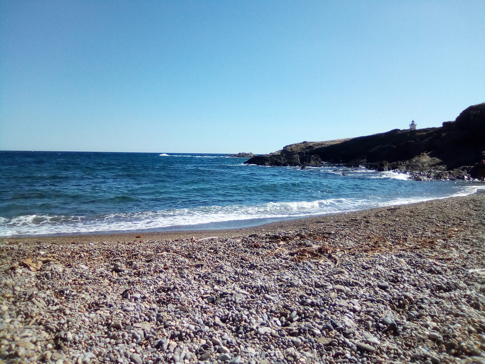 Fotografie cu Platja de Vaquers cu golful minuscul