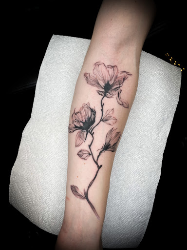 Explore small mushroom tattoo ideas, creative tattoo ideas in Chapel Hill, available at Durham Tattoos