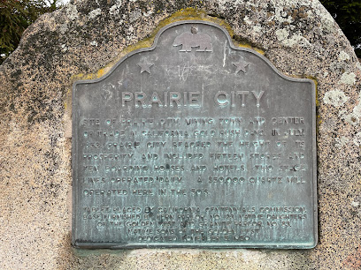Prairie City Commemorative Marker