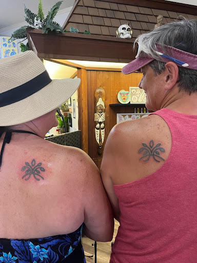 Explore mens wedding band tattoo ideas, creative tattoo ideas in Kailua Kona, available at Lady Luck Tattoo & Body Piercing