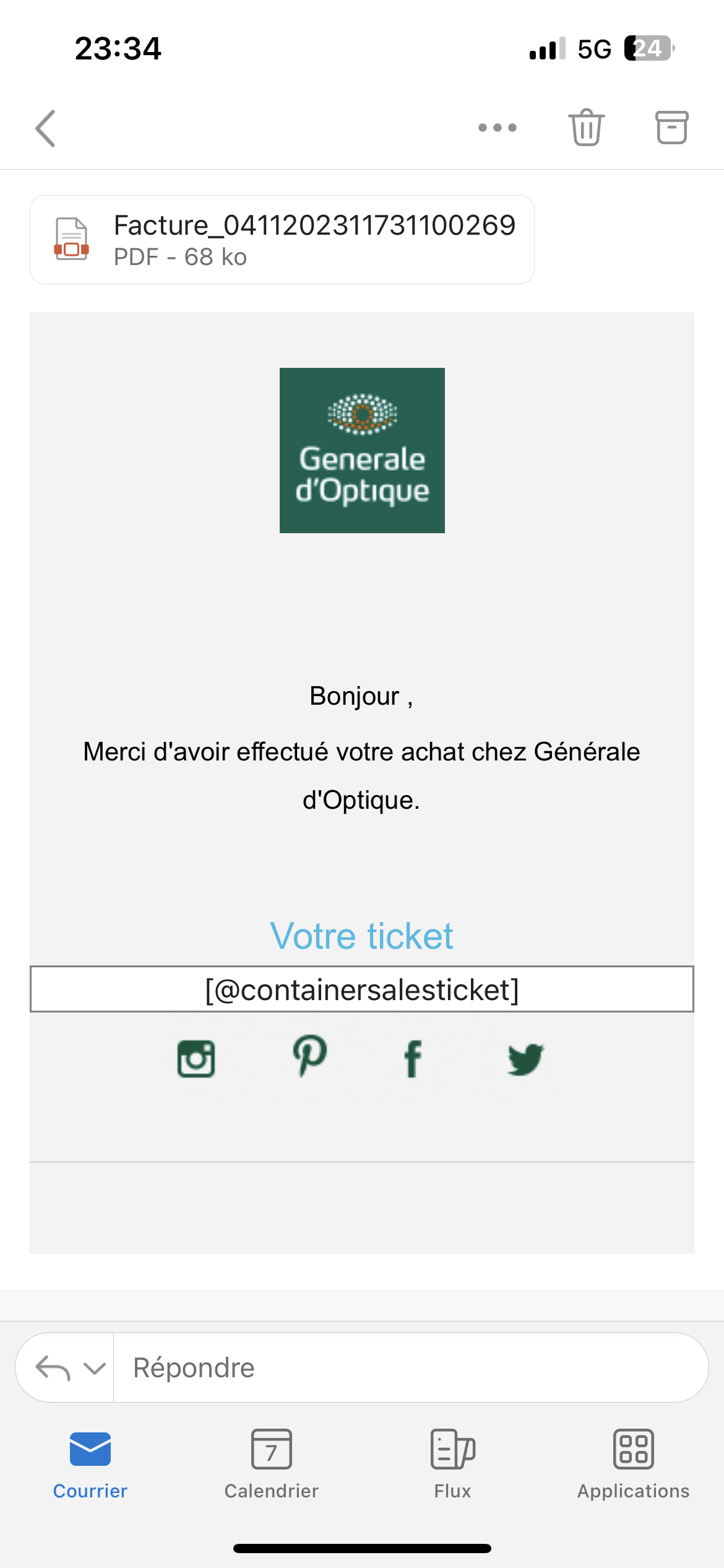 Photo n° 1 de l'avis de Termoul. fait le 07/11/2023 à 22:34