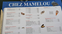 Menu du Chez Mamelou à Dolus-d'Oléron