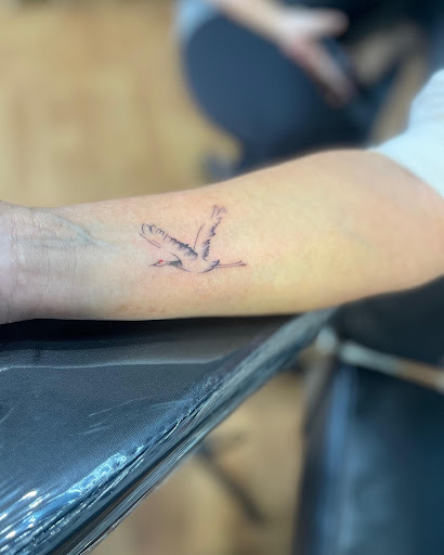 Explore boyfriend tattoo ideas for girlfriend, creative tattoo ideas in Belgrade, available at The Loyal Sparrow Tattoo and Piercing