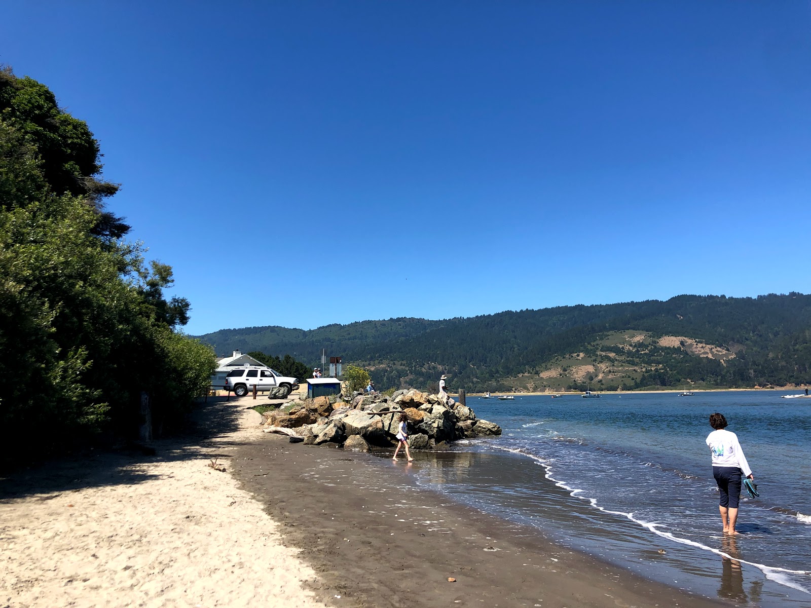 Photo of Bolinas Beach with small bay