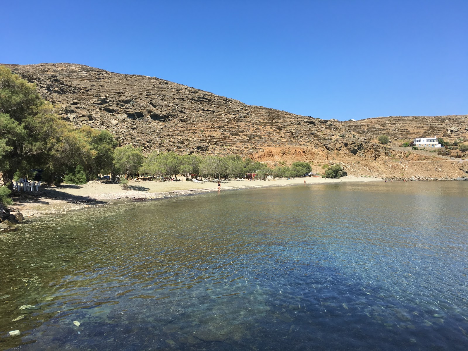 Foto van Rohari Strand met turquoise puur water oppervlakte